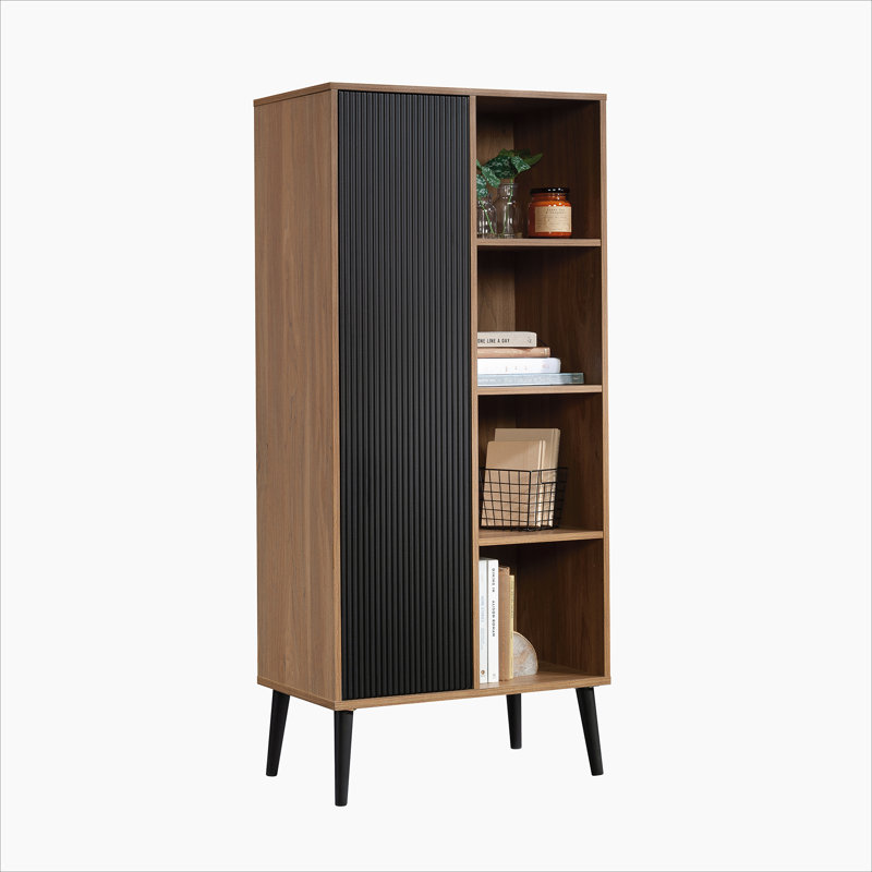 Armoire de rangement, finition noyer naturel