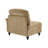 Convertible Chenille Sofa with Detachable Ruffle Skirt and Ottoman-1671269647