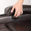 Fauteuil inclinable et chauffant de massage en simili cuir avec porte-gobelets Lumir-206942130