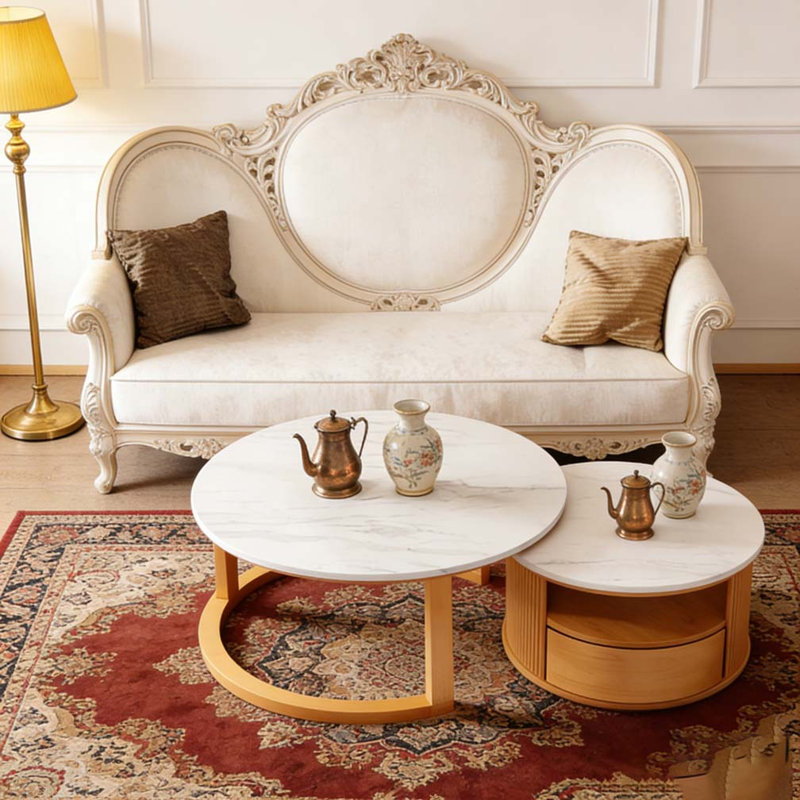 Table basse ronde