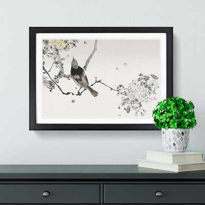 Japanese Swallow by Watanabe Seitei - Picture Frame Painting Print on MDF