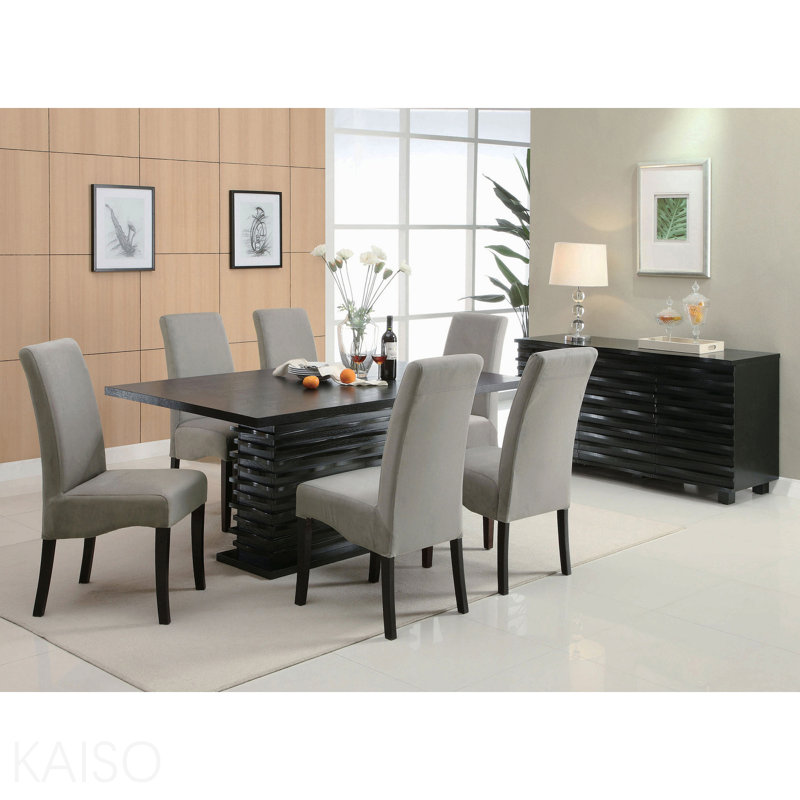 Black Rectangle Dining Table