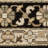 Kuester Traditonal Bordered Floral Black/ Beige Wool Blend Area Rug-1033280871