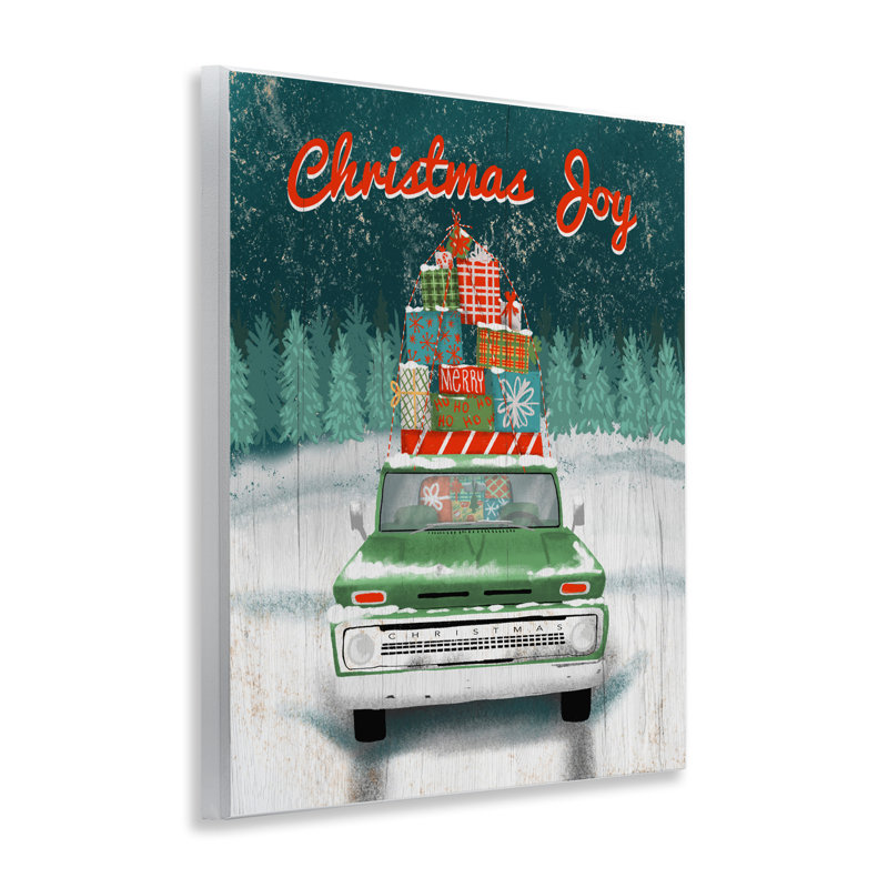 Plaque de Noël «Christmas Joy», par Jilly Jack Designs