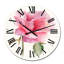 Horloge murale traditionnelle rose vif-2050943575