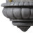 Tiered Lion Head Outdoor Water Wall Fountain with LED Light and Pump-1620562599