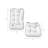 Reversible Microfiber Rocking Chair Cushion Set-1908946438-1908946434