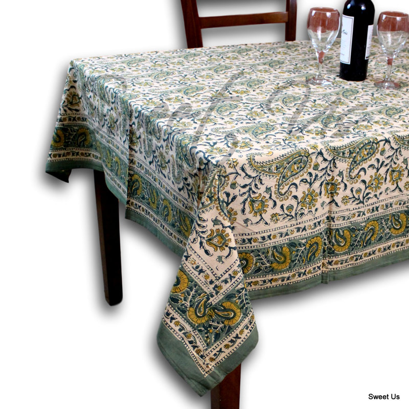Nappe Barham, L 60 po x l 60 po, Jaune-vert