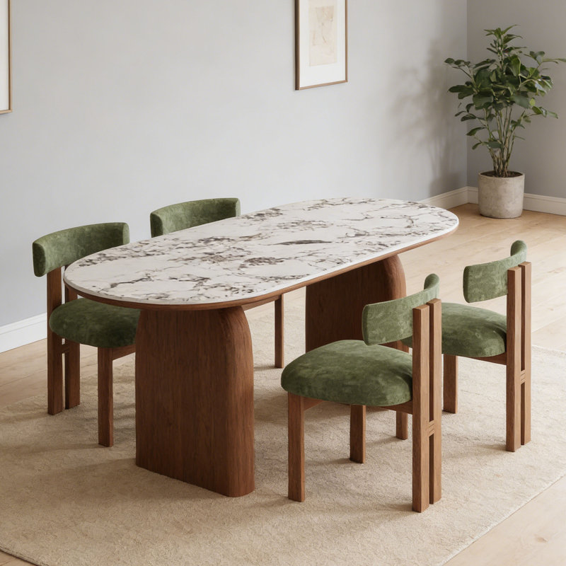 Bynum, H 29,5 po x l 55,1 po x P 31,5 po, Ensemble de cinq pièces : table, quatre chaises