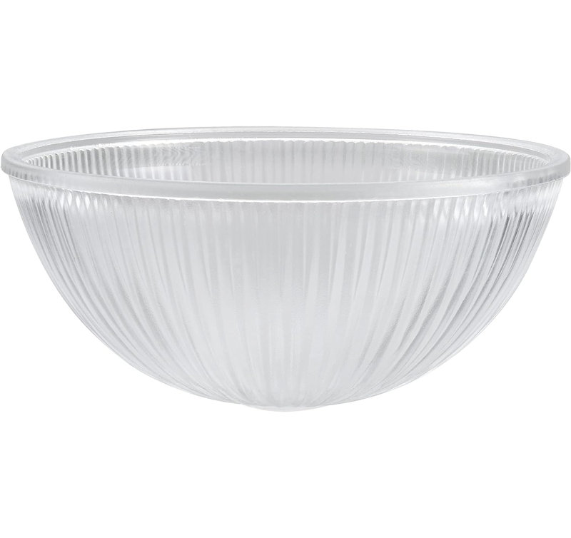 Abat-jour bol en verre 4,5 po H