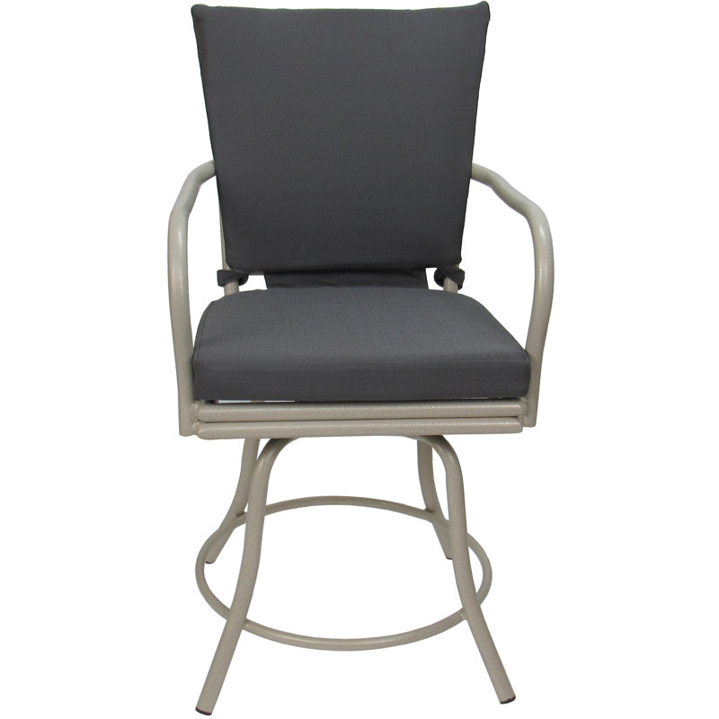 Chaise d'extérieur Ralphie, Gris, Beige
