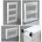 Basicwise Slim Storage Cart - 4 Tier Rolling Organizer Cabinet with Adjustable Shelves, Wheels, Freestanding, Fits Between Fridge and Counter, for Kitchen, Bathroom, Laundry, 4.75" W x 40.2" H, White