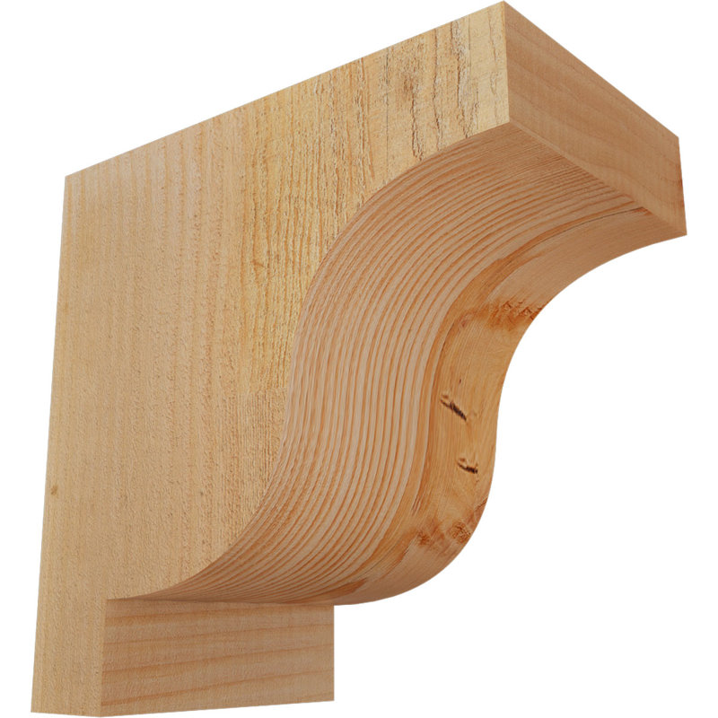 Newport Corbel, H 10 po x l 6 po x P 10 po, Sapin de Douglas, Sciage brut