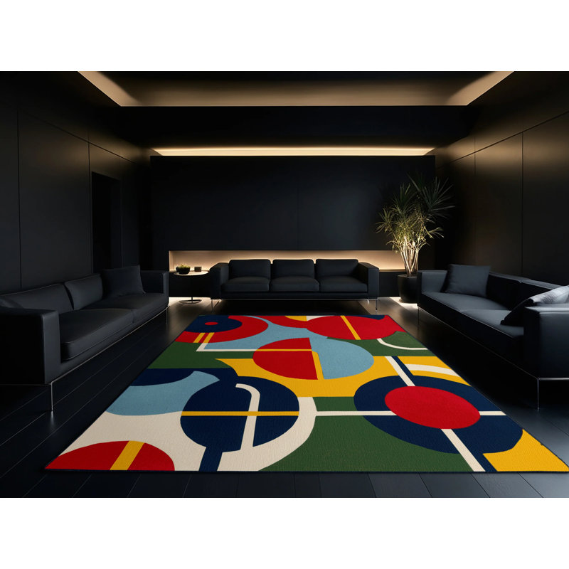 Jaunty Wobble Rug, Rectangle 3' x 5'