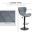 Cissell Swivel Upholstered Adjustable Height Counter Stool with Metal Frame-1603632210