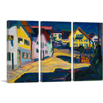 " Murnau Burggrabenstrasse 1908 " by Wassily Kandinsky 3 - Pieces