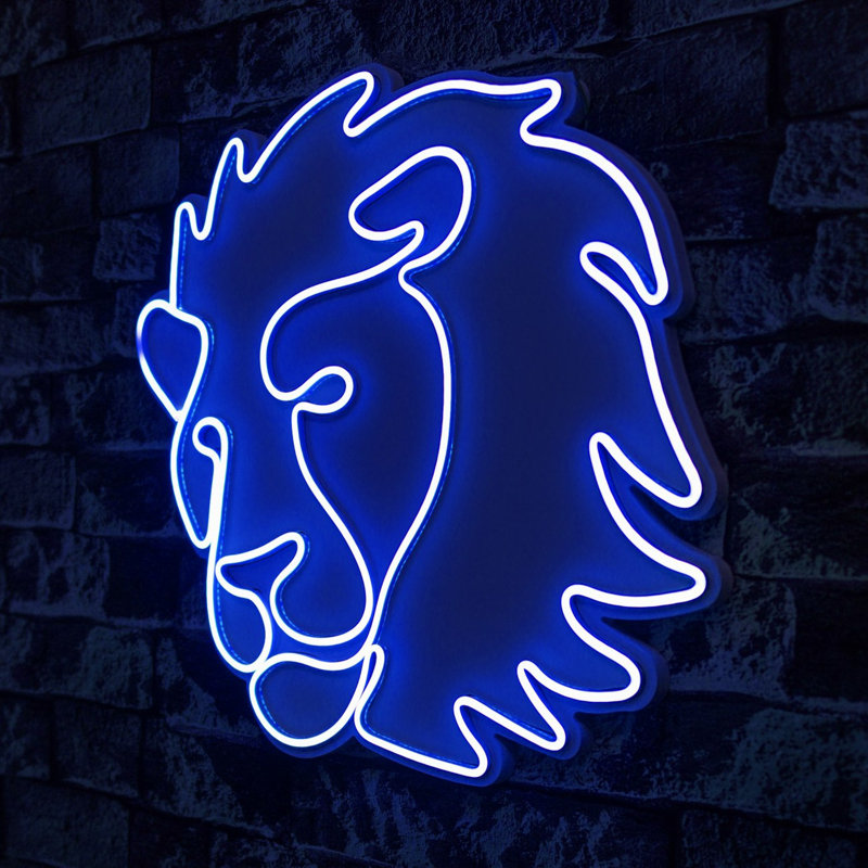 Flexible LED Neon Strip Lights, 12V Waterproof, Blue Color, 12.6 x 13.8 x 1.2 inches | PVC Foam Template, 240 Lumens, 36W Max | Ideal for Home Decor, Parties, and Outdoor Use, Energy Efficient Design