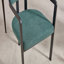 Ensemble de 2 chaises de salle à manger modernes, rembourrées Boucle