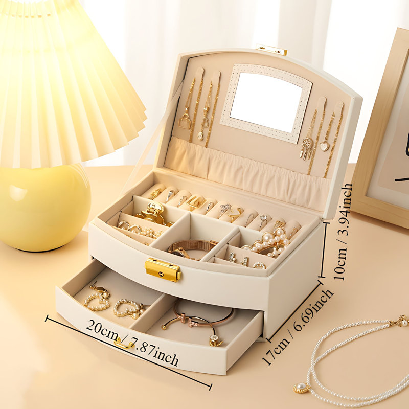 Boîte à bijoux +, Blanc