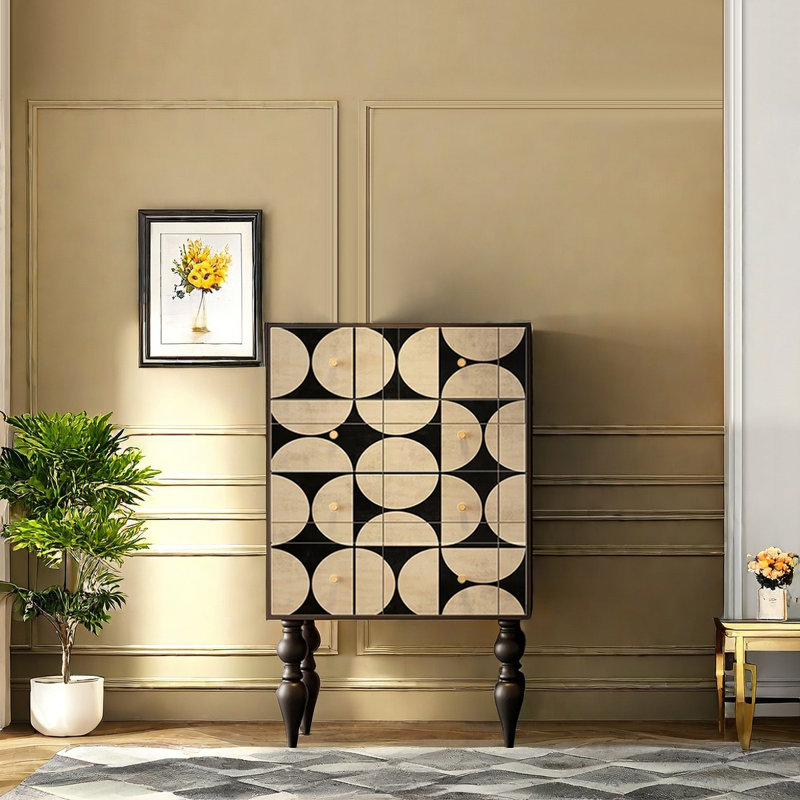 Style decorative cabinet locker