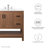 Modway Ashlyn 36'' Free Standing Single Bathroom Vanity with Ceramic Top-92590986