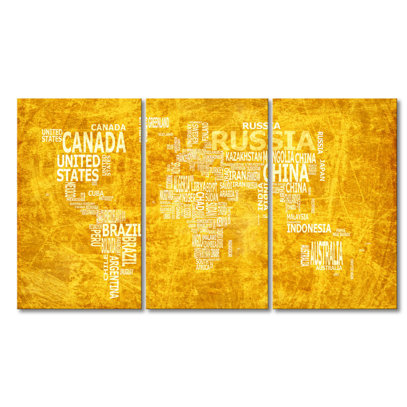 3 Piece Wrapped Canvas Print