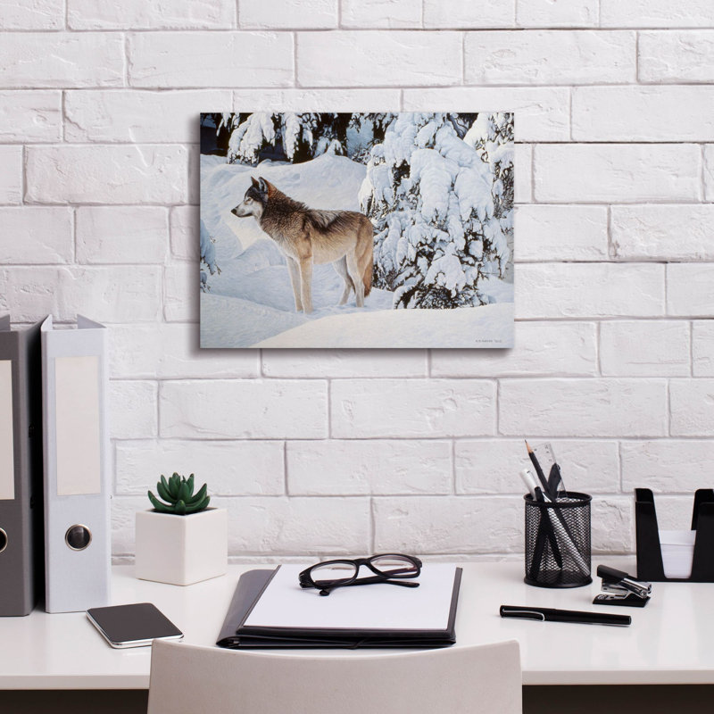 «Winter's Couverture sur toile» par Ron Parker, H 12 po x l 16 po x P 0,75 po