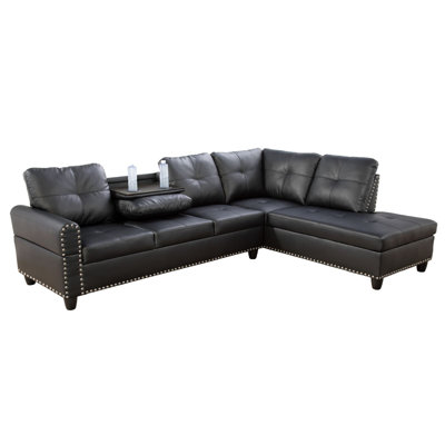 Naranja 2 - Piece 97" Vegan Leather Sectional