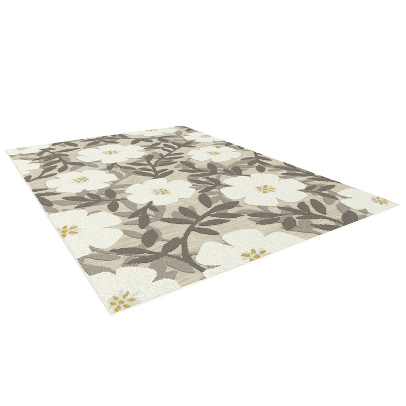 Labrie Floral Area Rug, Rectange 80 x 150cm