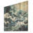 Abstract Blue And White Ocean Storm I - Coastal Wood Wall Art On Natural Pine Wood-532003064