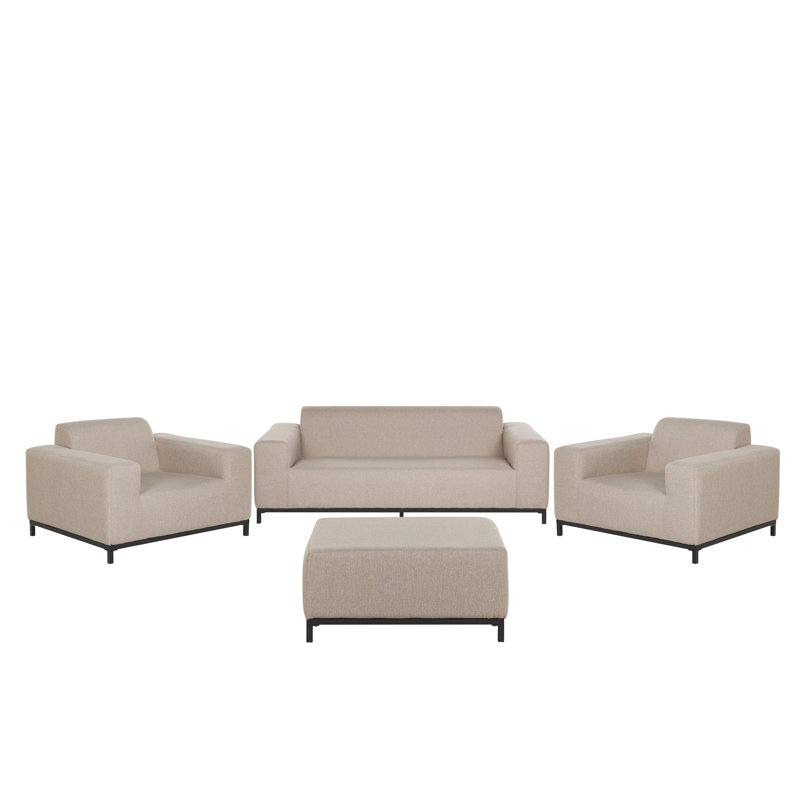 Fremantle 5 Seater Sofa Set, Beige