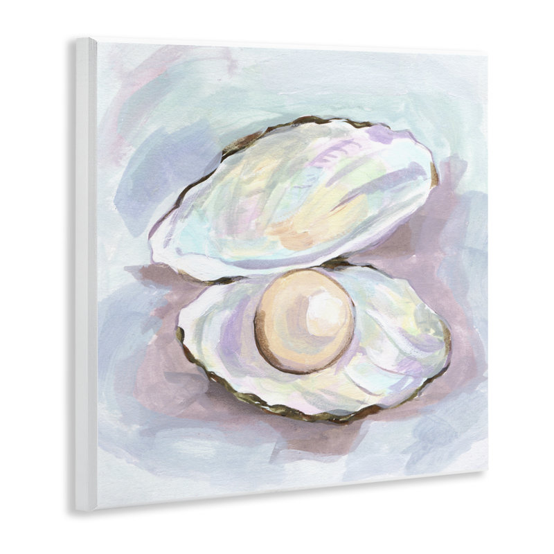 Plaque murale Silent Opal Clam Pearl, design par Melissa Wang