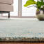 Ikat Abstract Handmade Tufted Wool Blue/Ivory Area Rug-656635646