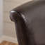 Tabouret de comptoir pivotant en cuir synthétique 28 pouces