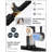 Touchless Kitchen Faucet Stainless Steel: WOWOW Mobile Motion Sensor Kitchen Sink Faucet with Sprayer, Automatic Smart Kitchen Faucet for Sink 1 or 3 Hole, Matte Black