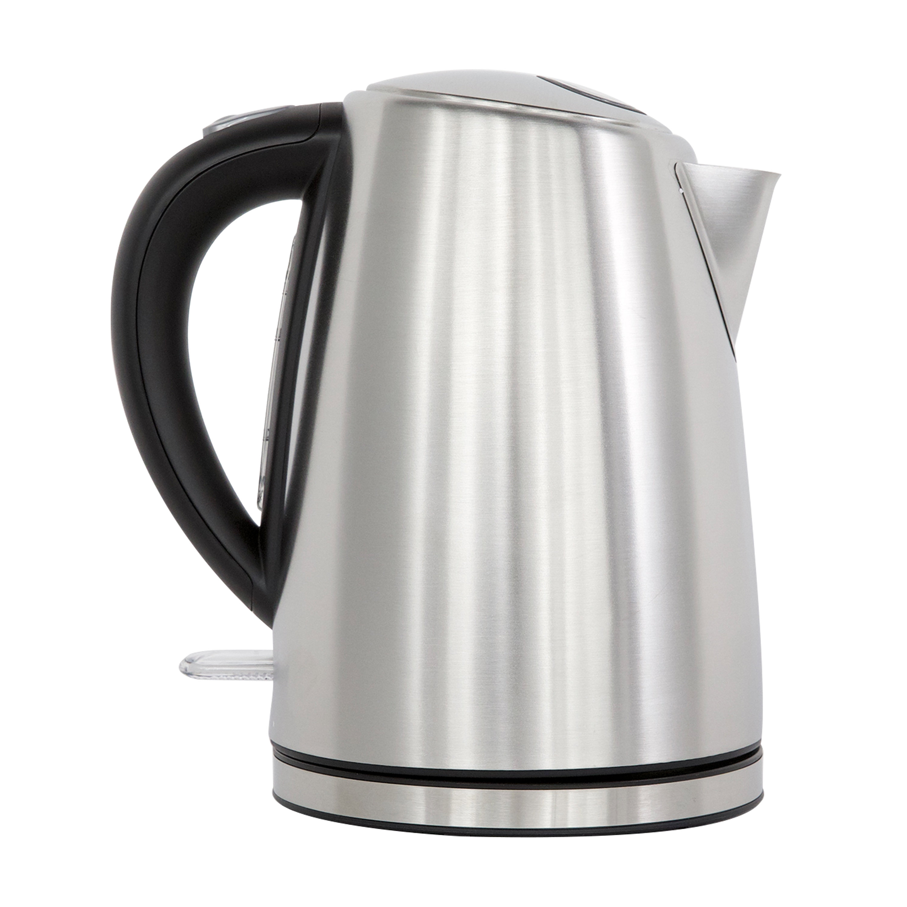 MegaChef Silver 4-Cup Corded Electric Kettle in the Water Boilers & Kettles  department at