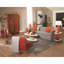 Fauteuil pivotant - Orange - Nickel