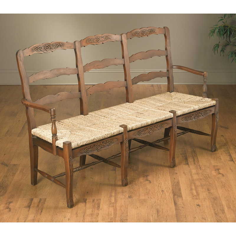 Banc en bois à trois places Suki