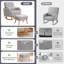 Ensemble de chaise berçante et repose-pieds rembourrés Teddy-783058118