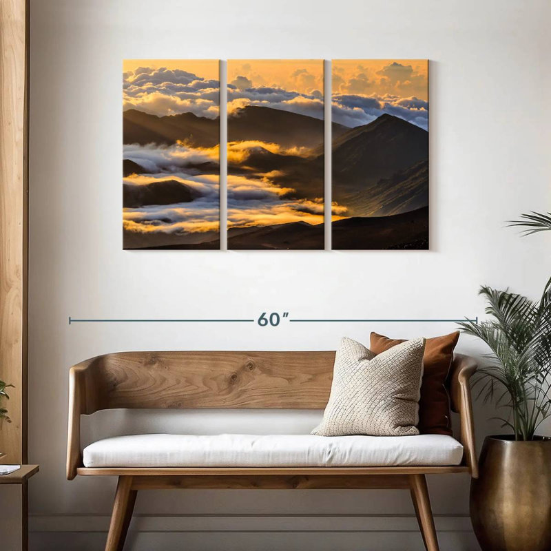 Alvord Haleakala Summit At Sunrise, 28" H x 45" W