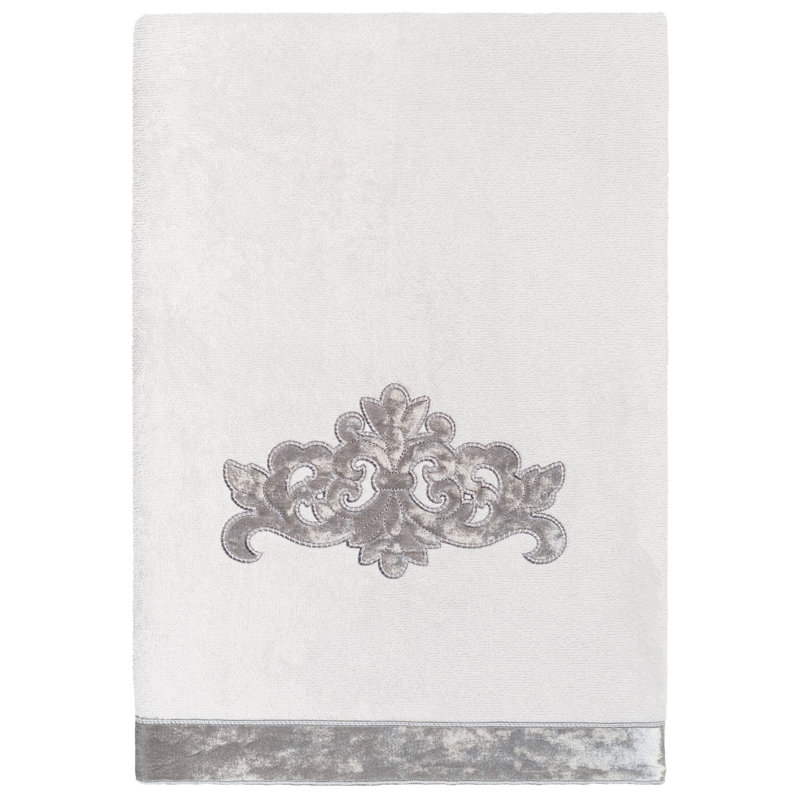 Midweight Bath Towel, Silver