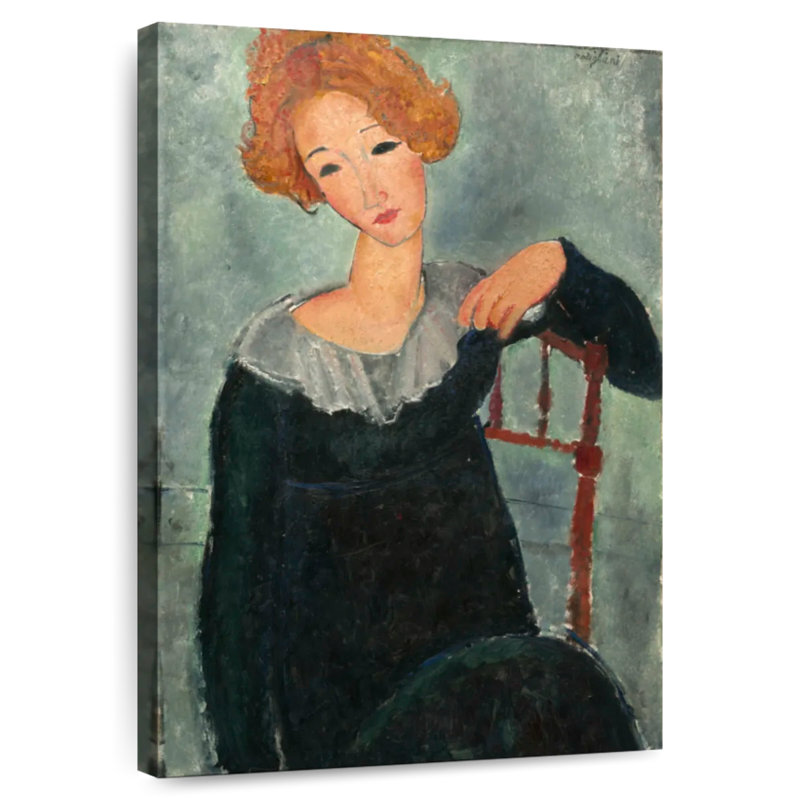 Femme aux cheveux roux - 1917, H 48 po x l 32 po