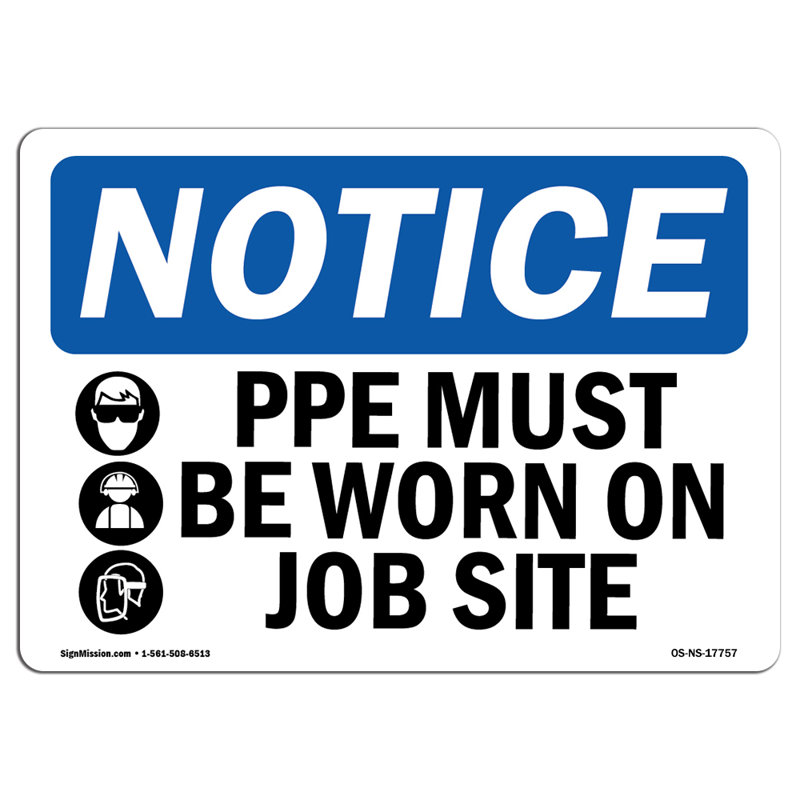 Notice on Job Site