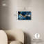 "Dark Blue Texture with Golden Touch I", art mural bleu par -1967551343-1967551342