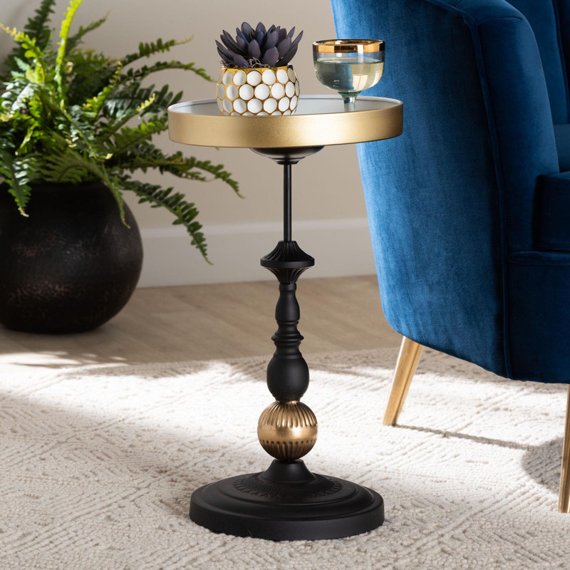 Table d'appoint Baxton Studio Javion Modern Glam
