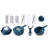 Multifunctional Vegetable Cutter Chopper Drainer, Grater, Slicer Kitchen Tool Set With Hand Protector