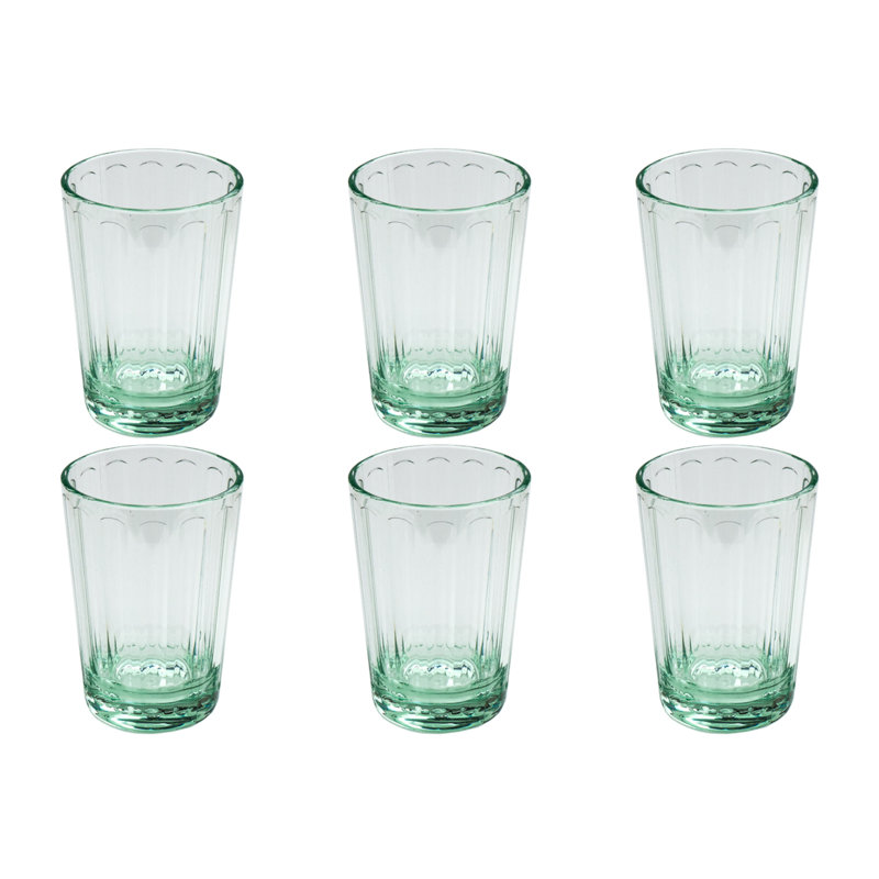 Panel Acrylic Drinking Glass - Clear - 14.5 oz