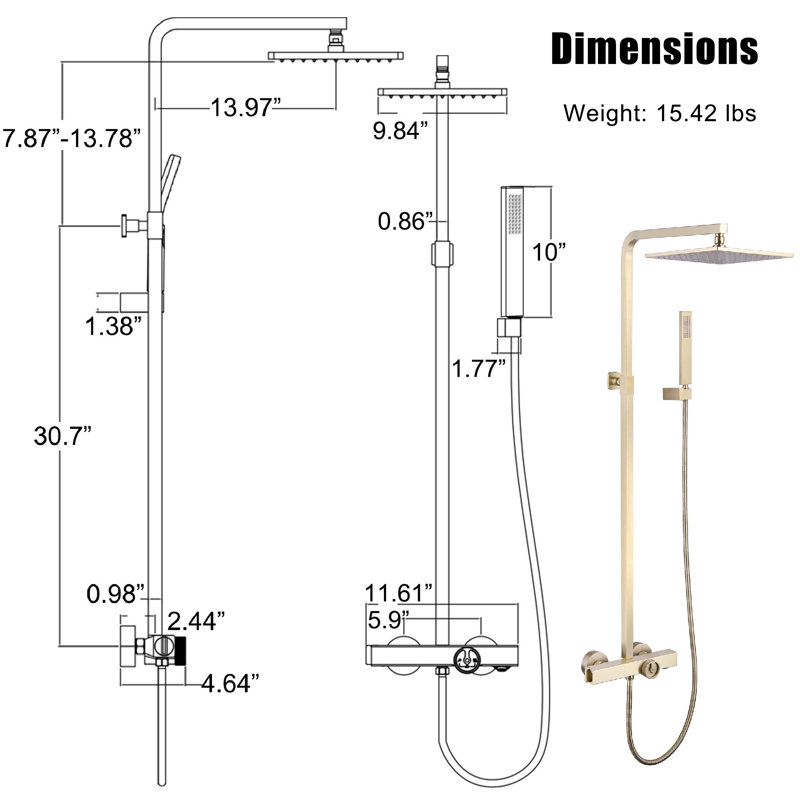 All-In-One Kit with Rough in-Valve