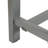 Mabel Slatted Utility Bench - Stone Gray-408469006