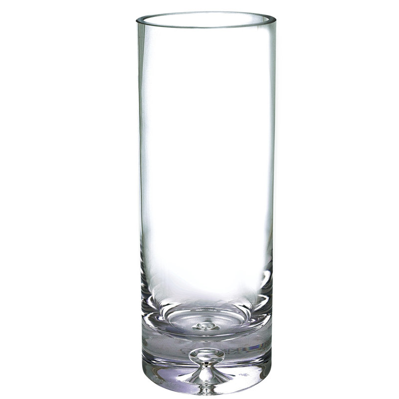 Vase cylindrique Harkless, H 11 po x l 3 po x P 3 po, Transparent